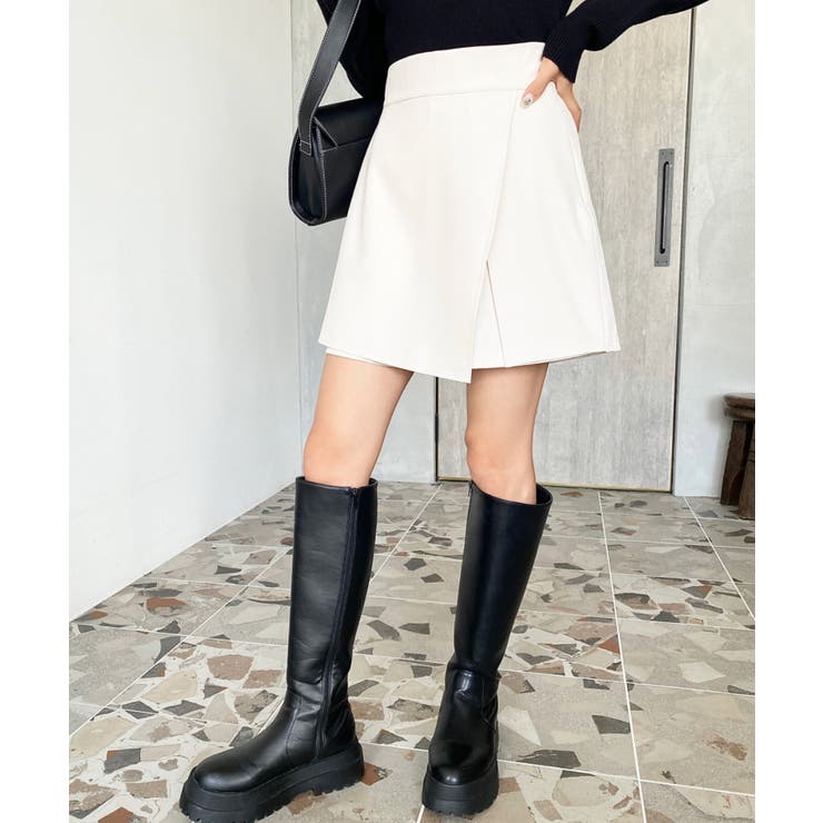 スリットレイヤードスカパン | moment+ | 詳細画像3 