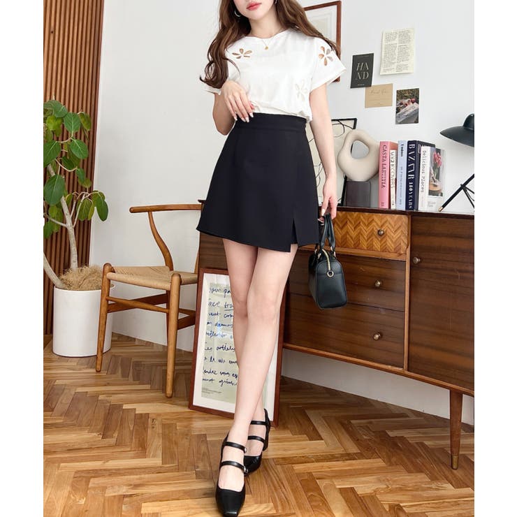 スリットレイヤードスカパン | moment+ | 詳細画像37 