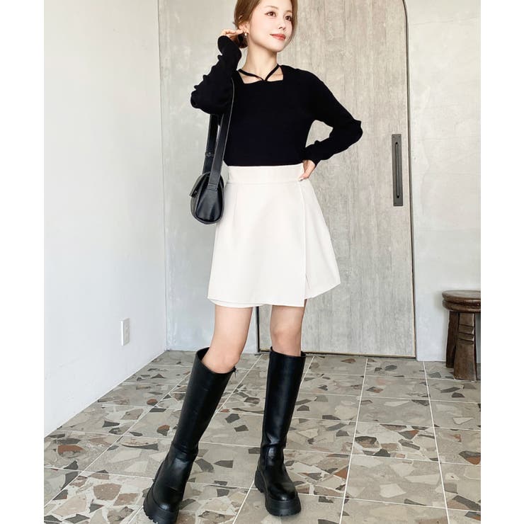 スリットレイヤードスカパン | moment+ | 詳細画像5 