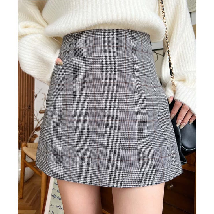 え4 プトマヨ　ミニスカート　チェック　リボン え4 プトマヨ ミニスカート チェック リボン リボン付き ミニ丈