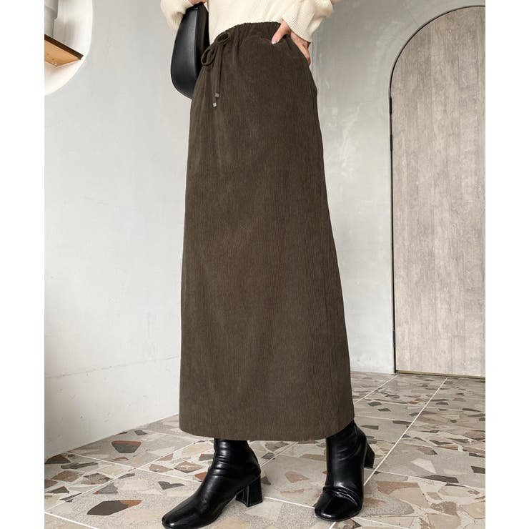 コーデュロイドロストタイトスカート | moment+ | 詳細画像12 