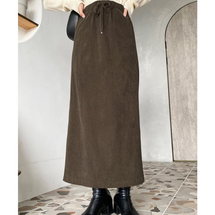 コーデュロイドロストタイトスカート | moment+ | 詳細画像14 