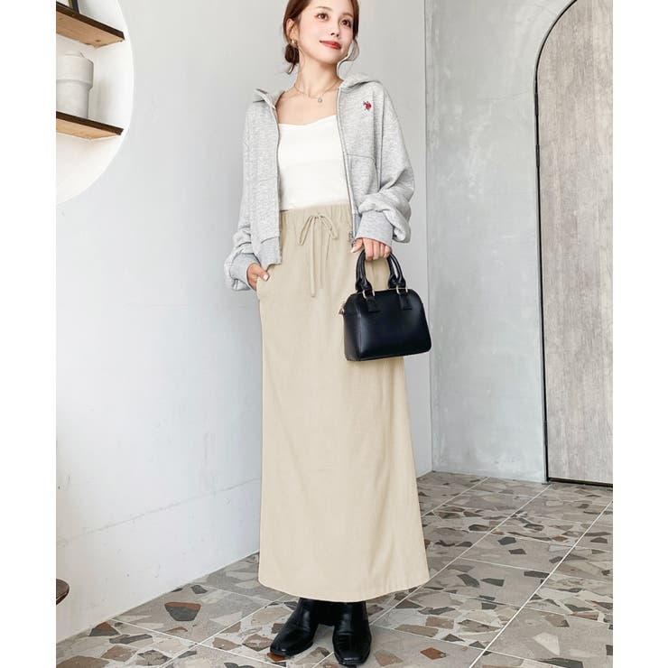 コーデュロイドロストタイトスカート | moment+ | 詳細画像6 