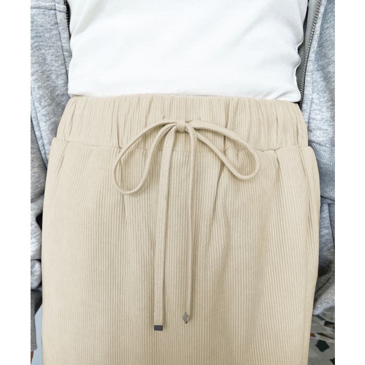 コーデュロイドロストタイトスカート | moment+ | 詳細画像7 