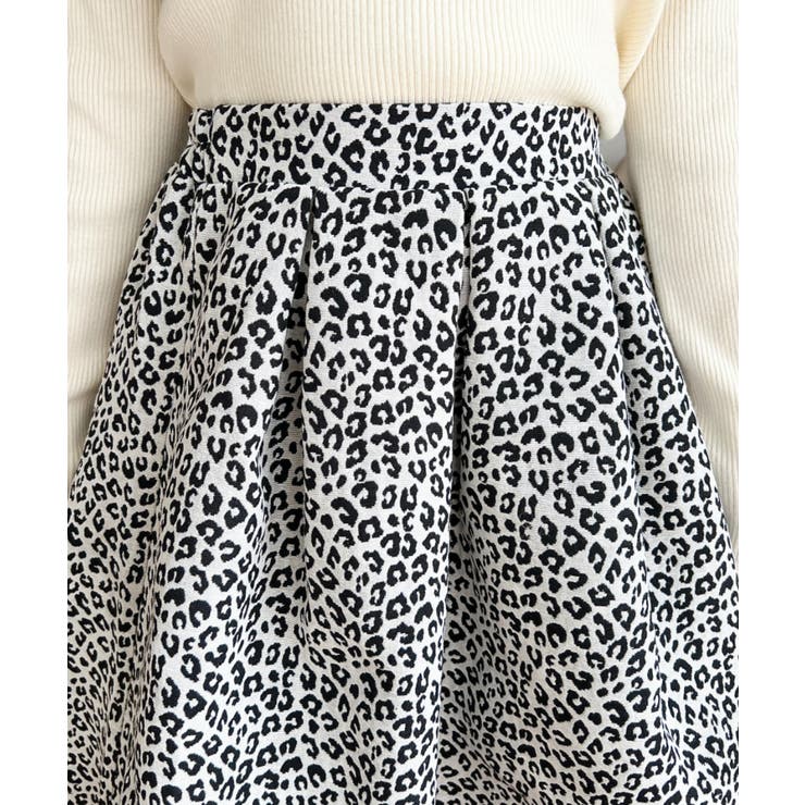 ゴブランジャガードフレアスカート | moment+ | 詳細画像15 