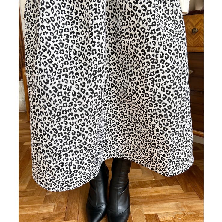ゴブランジャガードフレアスカート | moment+ | 詳細画像16 