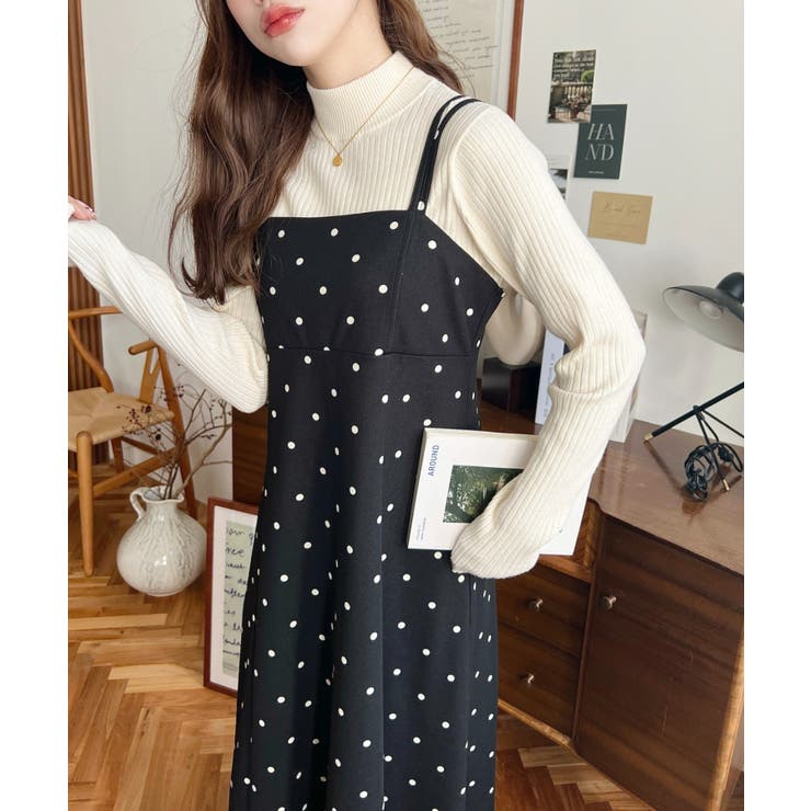 カットジョーゼットダブルストラップキャミワンピース | moment+ | 詳細画像49 