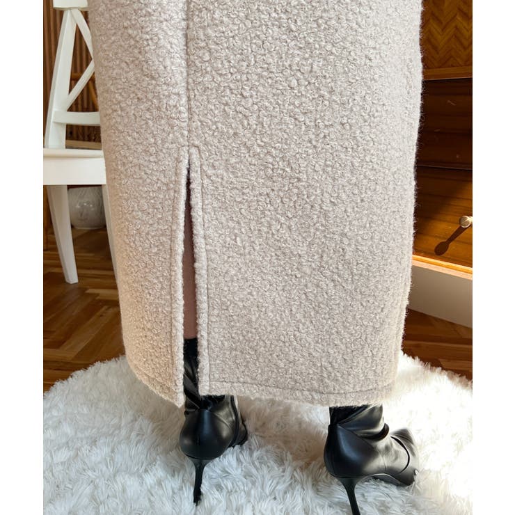 Vネックジャンパースカートリングフェイクウール | moment+ | 詳細画像32 