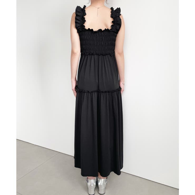 シャーリングティアードカットソーキャミワンピース | moment+ | 詳細画像19 