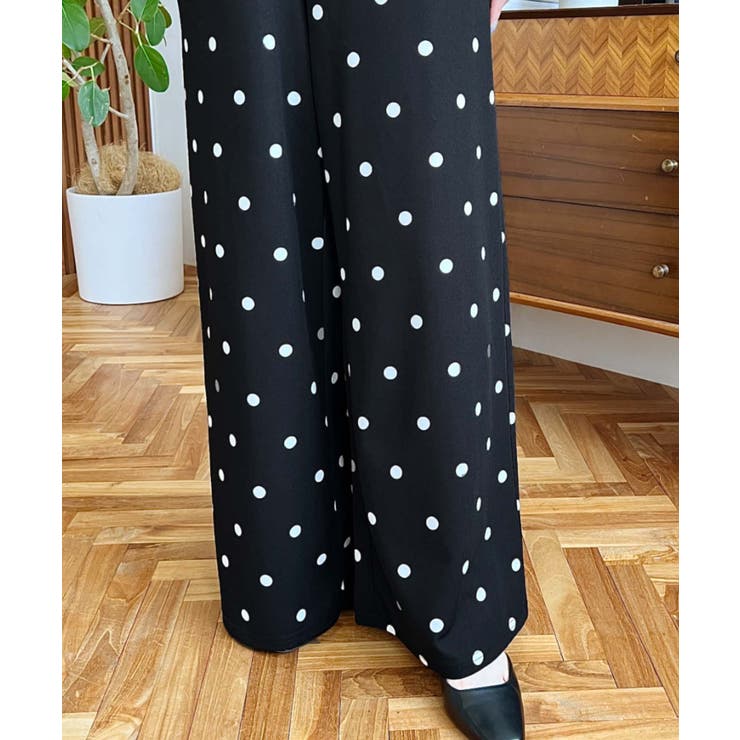 ギンガム＆ドットフリルオールインワン | moment+ | 詳細画像21 