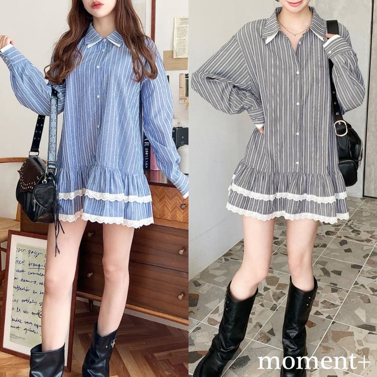 美品✨ヨリ ビッグカラーブラウス ティアード チャコールグレー yori フリルカラーティアードブラウス 美品✨ヨリ ビッグカラー