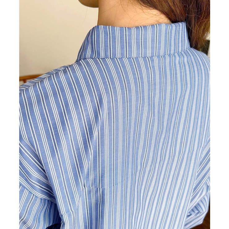 ダブルカラーレースフリルティアードシャツワンピース | moment+ | 詳細画像33 