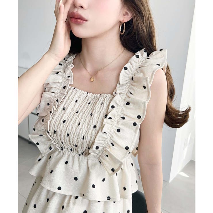 ツモリチサト 新品 フリル カットソー ブラウス 中古キューピーワンピース チュールフリルワンピース ｜ LIZ LISA（リズリサ）公式通販 ｜ Tokyo