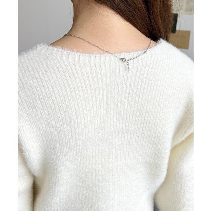 シャギーニットプルオーバーカシュクール | moment+ | 詳細画像10 