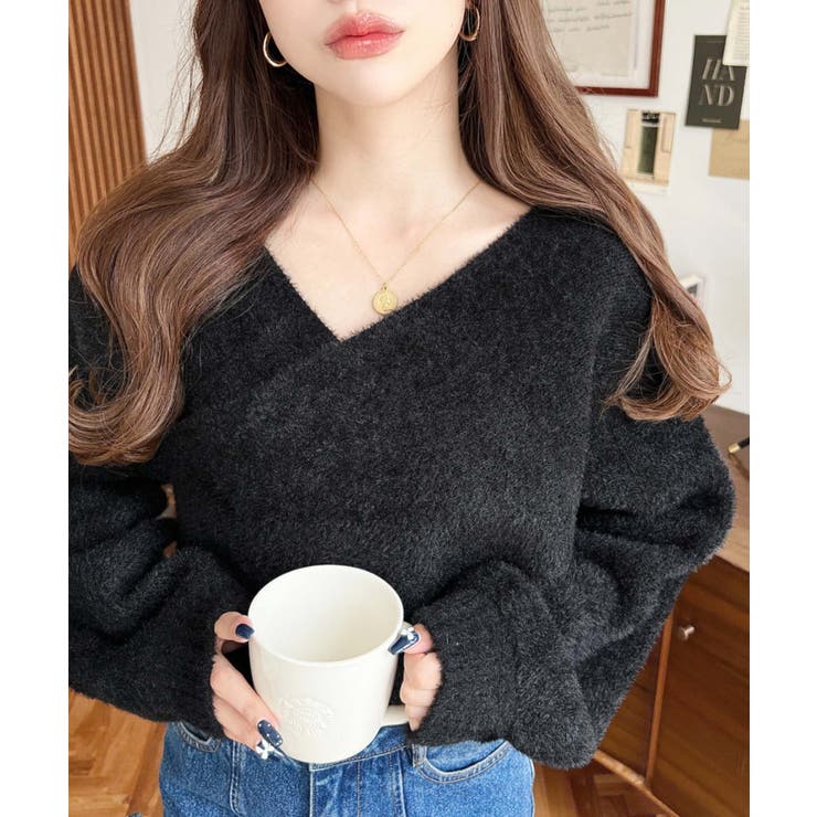 シャギーニットプルオーバーカシュクール | moment+ | 詳細画像11 