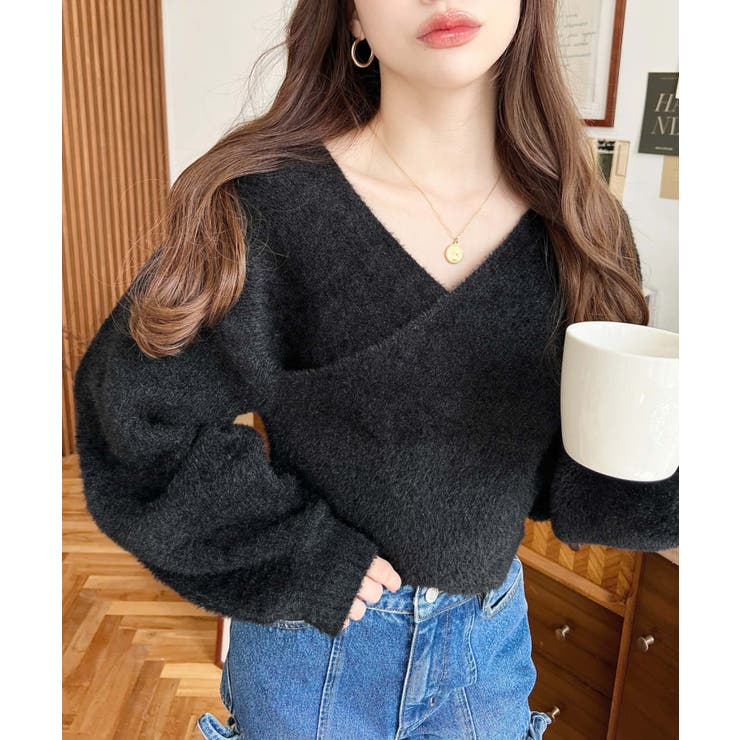 シャギーニットプルオーバーカシュクール | moment+ | 詳細画像12 