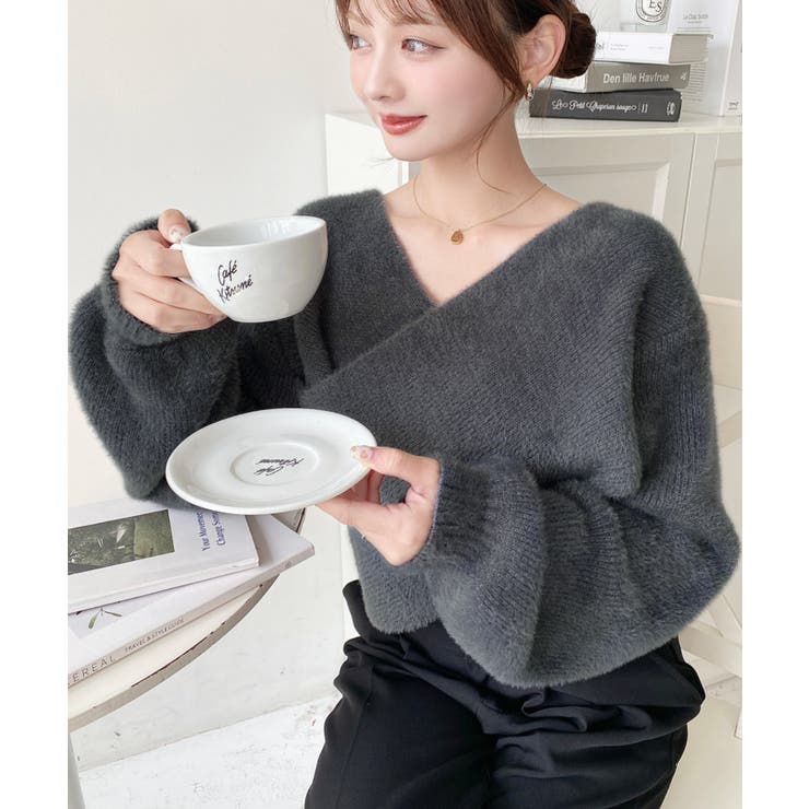 シャギーニットプルオーバーカシュクール | moment+ | 詳細画像15 