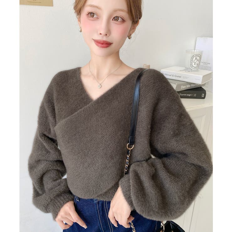 シャギーニットプルオーバーカシュクール | moment+ | 詳細画像20 