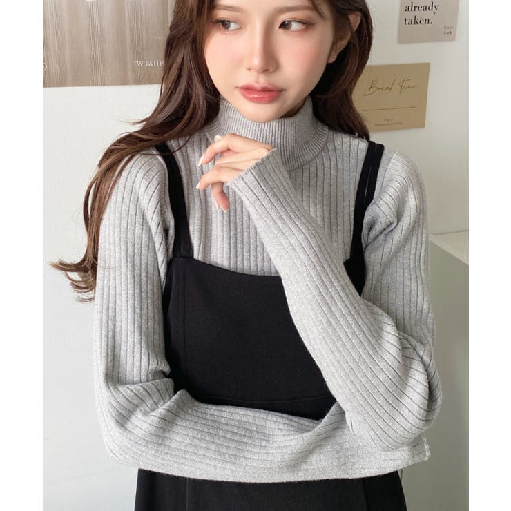 ボトルネックラメニットプルオーバ 12G | moment+ | 詳細画像58 