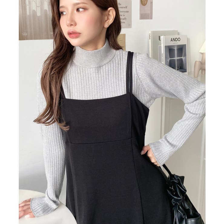 ボトルネックラメニットプルオーバ 12G | moment+ | 詳細画像60 