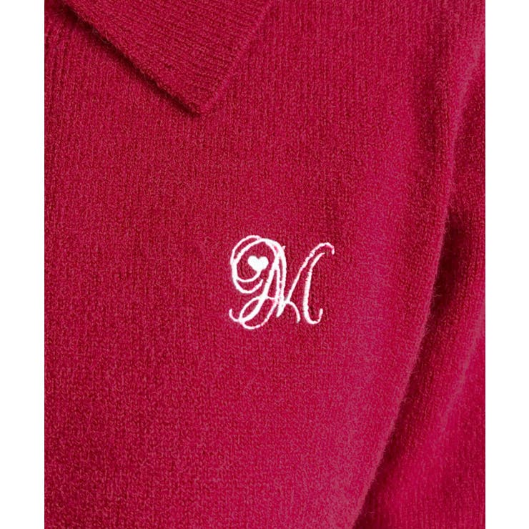 刺繍入り金ボタン衿付きカーディガン | moment+ | 詳細画像23 