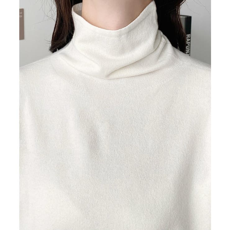 選べるネックデザイン。ホールガーメントニットプルオーバー | moment+ | 詳細画像15 