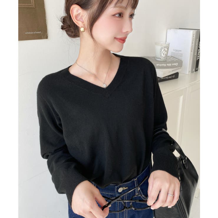 選べるネックデザイン。ホールガーメントニットプルオーバー | moment+ | 詳細画像17 