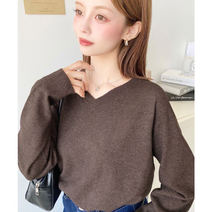 選べるネックデザイン。ホールガーメントニットプルオーバー | moment+ | 詳細画像41 