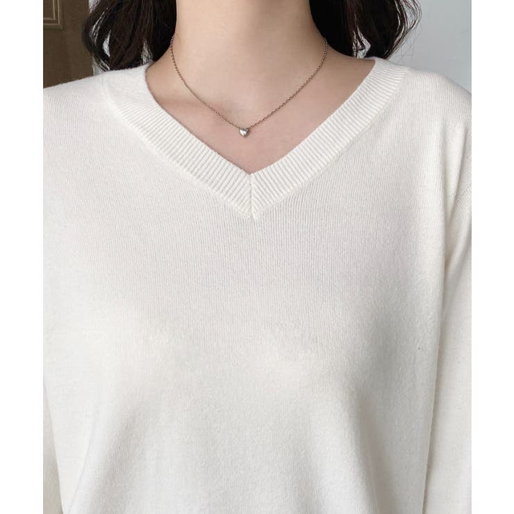 選べるネックデザイン。ホールガーメントニットプルオーバー | moment+ | 詳細画像5 