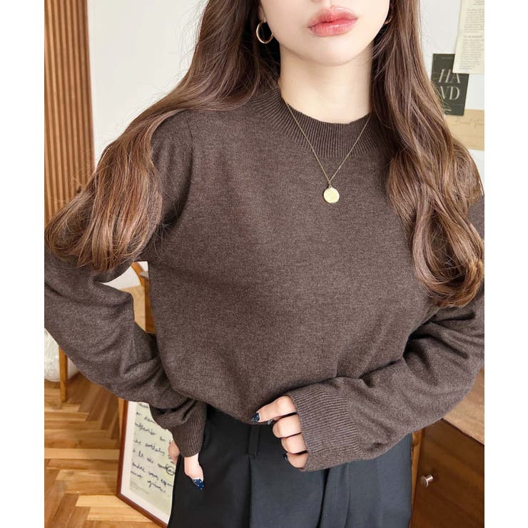 選べるネックデザイン。ホールガーメントニットプルオーバー | moment+ | 詳細画像51 