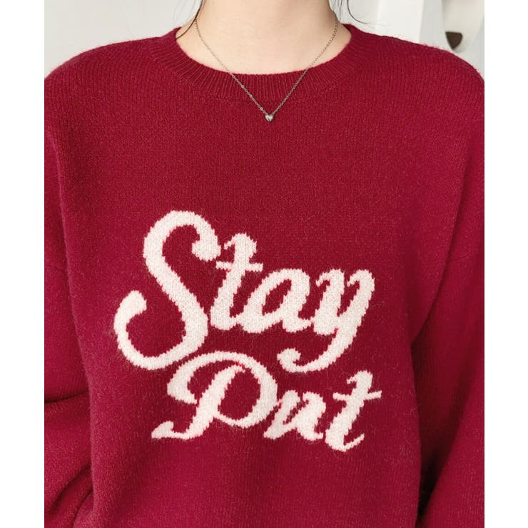 ジャガードビッグロゴニットプルオーバー | moment+ | 詳細画像37 