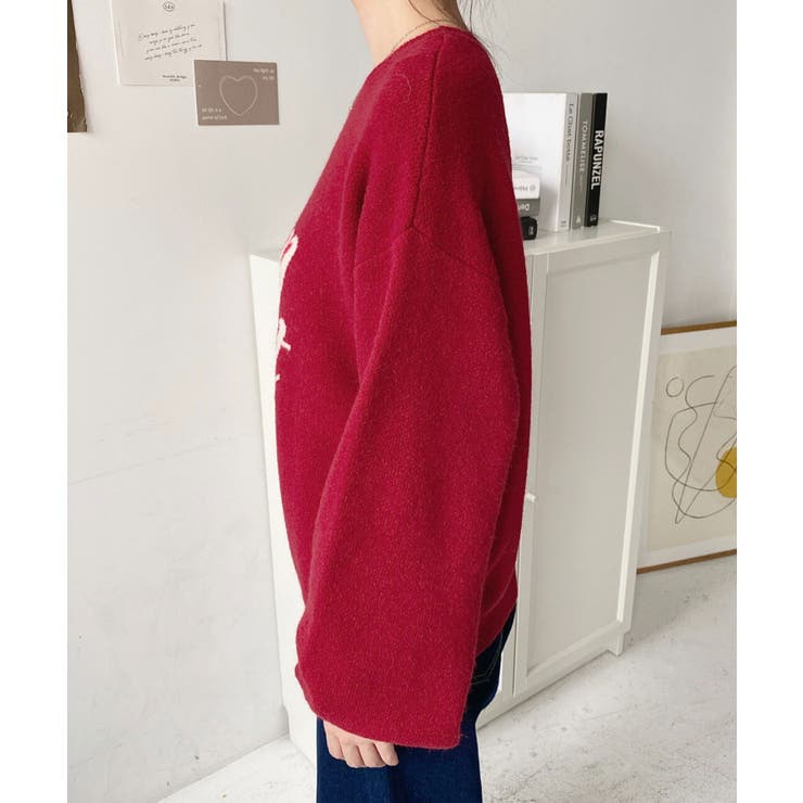 ジャガードビッグロゴニットプルオーバー[品番：ERMW0003958]｜moment+