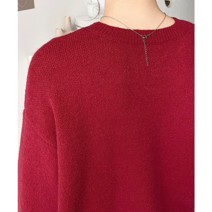 ジャガードビッグロゴニットプルオーバー | moment+ | 詳細画像41 