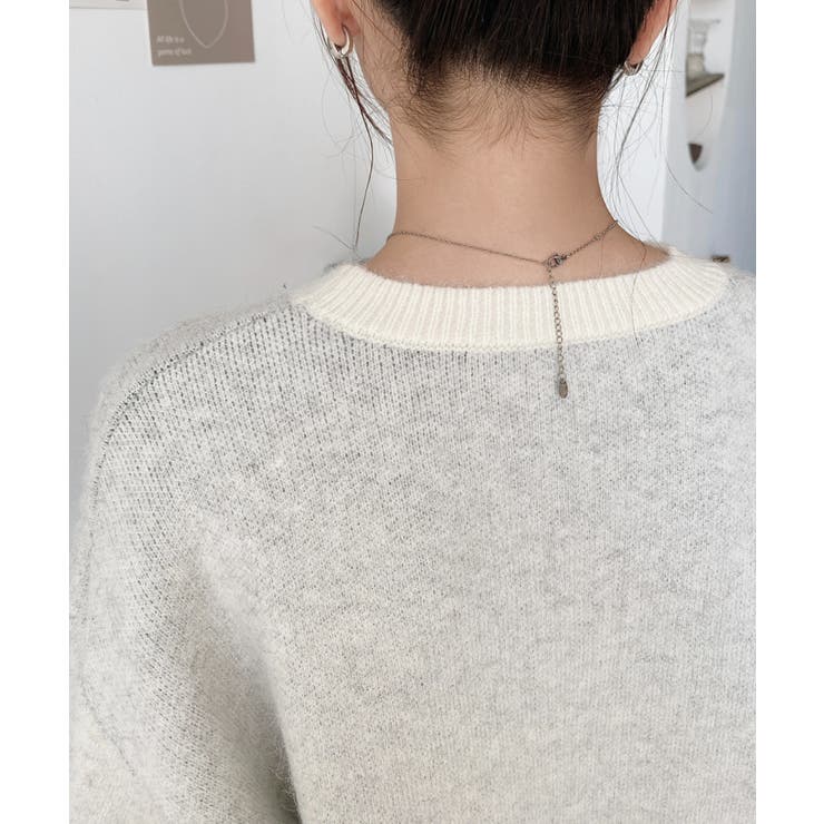 エンブレムロゴジャガードニットプルオーバー | moment+ | 詳細画像11 