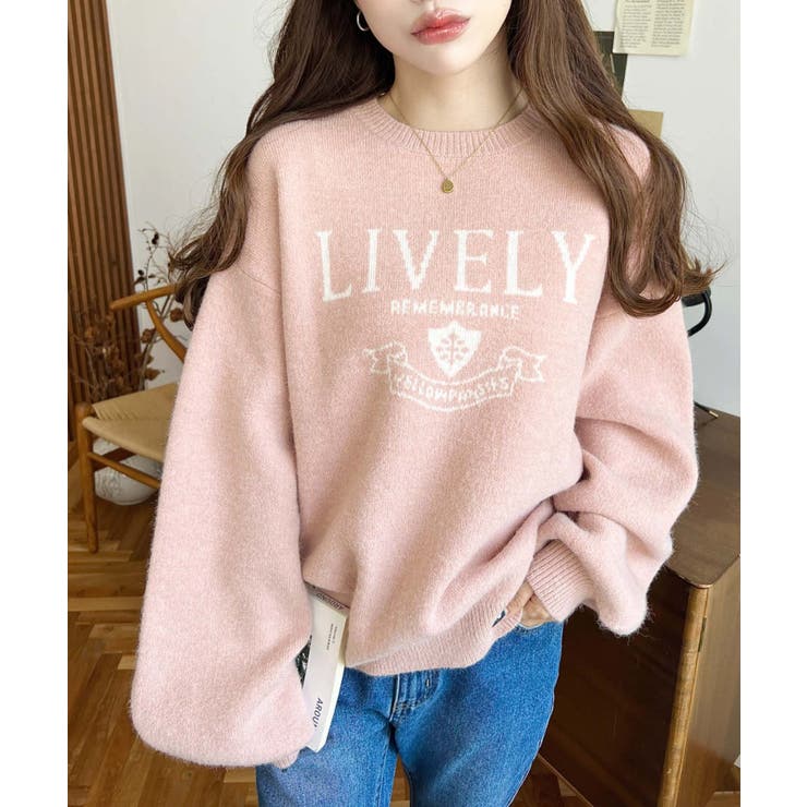 エンブレムロゴジャガードニットプルオーバー | moment+ | 詳細画像28 