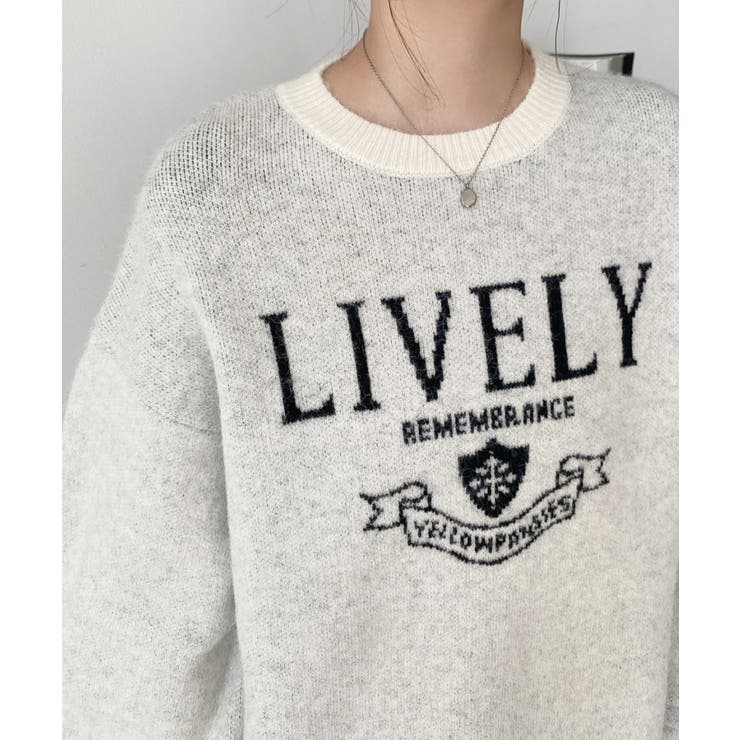 エンブレムロゴジャガードニットプルオーバー | moment+ | 詳細画像8 