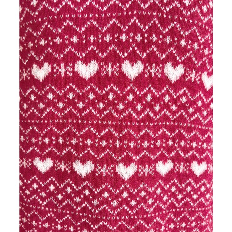 ノルディック柄ダブルジャガードハーフジップポロニットプルオーバー | moment+ | 詳細画像27 