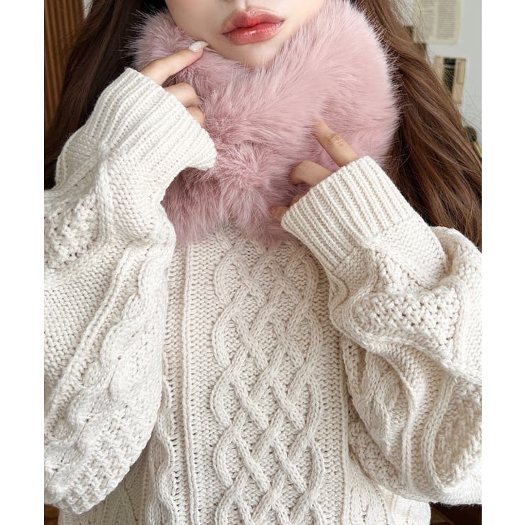 ケーブルニットプルオーバー | moment+ | 詳細画像7 