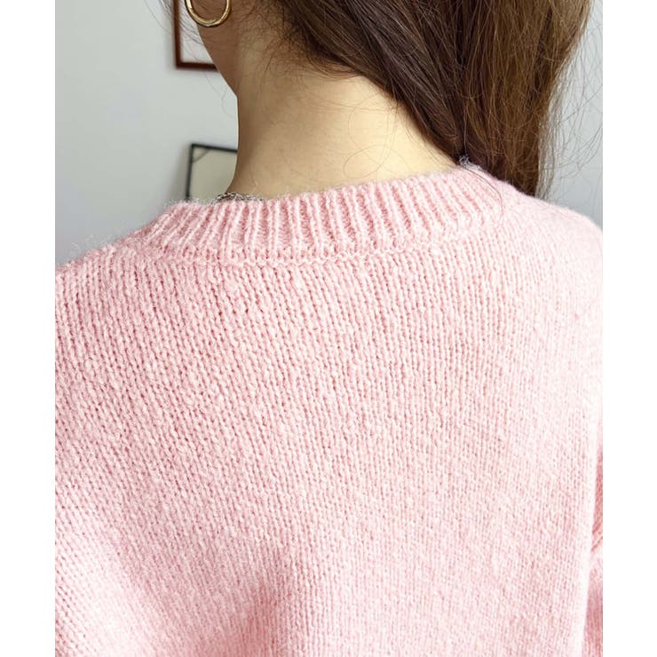 モヘアライクベーシックニットプルオーバー | moment+ | 詳細画像33