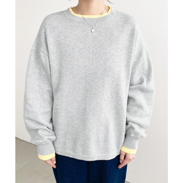マチャット ニット カットソー 半袖 クルーネック プルオーバー シーアイランドコットン クルーネックプルオーバーニットTシャツ