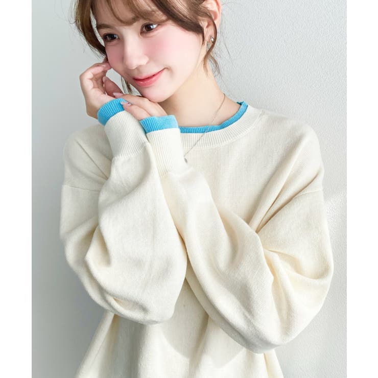 L'Appartement クルーネックニットプルオーバー クルーネックニットプルオーバー (ACKN4106-38) | ACTIBIZ | 紳士服