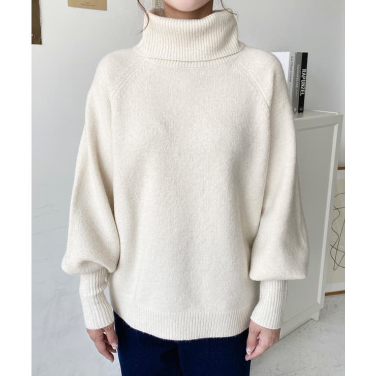 ハイネックモチモチニットプルオーバー | moment+ | 詳細画像11 