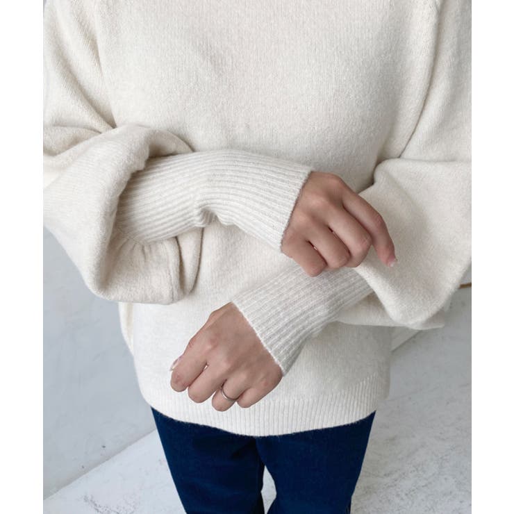 ハイネックモチモチニットプルオーバー | moment+ | 詳細画像14 