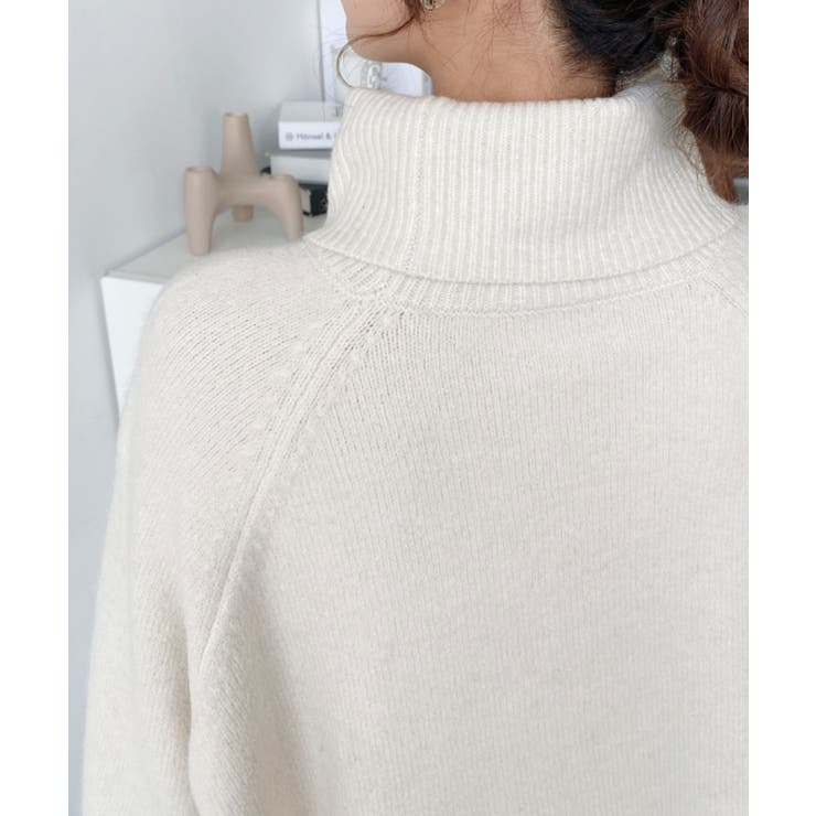 ハイネックモチモチニットプルオーバー | moment+ | 詳細画像15 