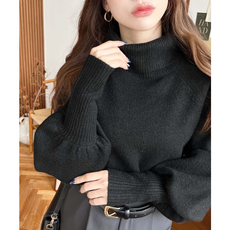 ハイネックモチモチニットプルオーバー | moment+ | 詳細画像17 