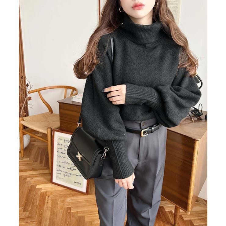 ハイネックモチモチニットプルオーバー | moment+ | 詳細画像19 