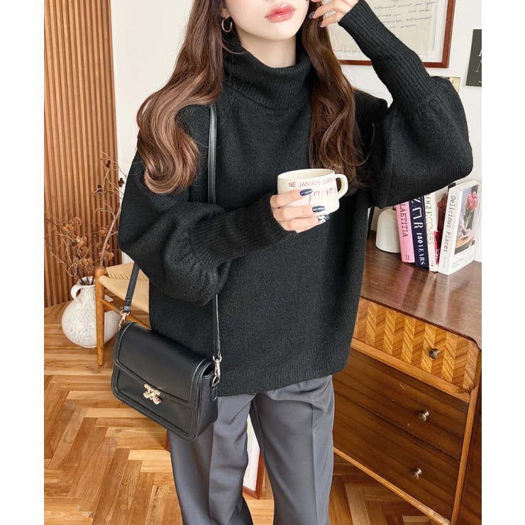 ハイネックモチモチニットプルオーバー | moment+ | 詳細画像20 