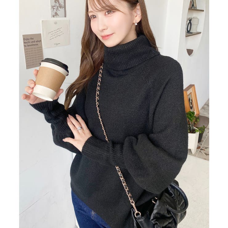 ハイネックモチモチニットプルオーバー | moment+ | 詳細画像21 