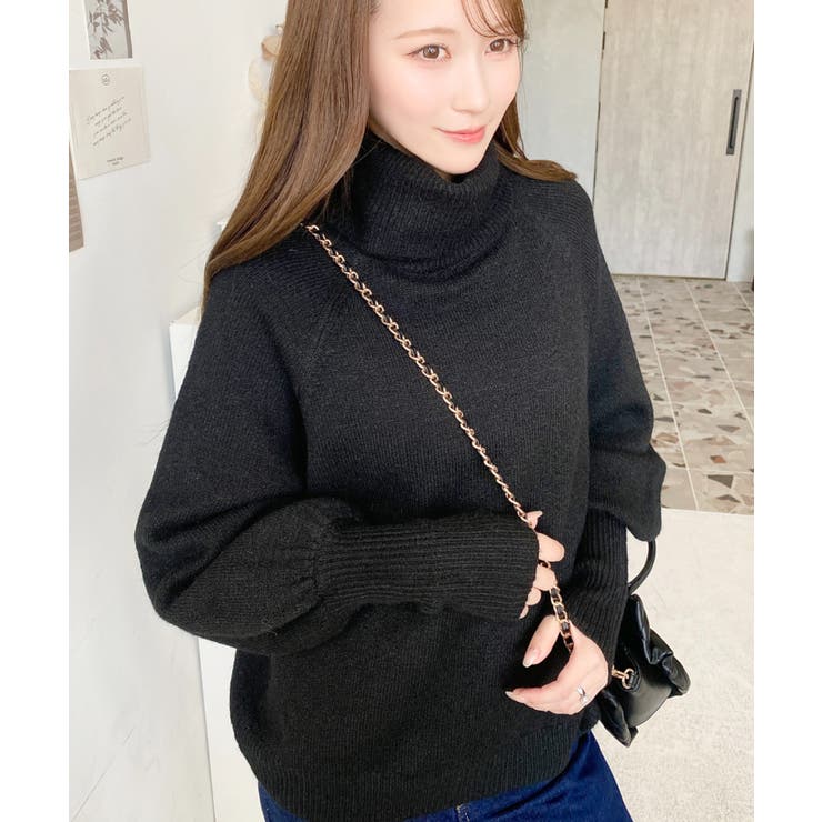 ハイネックモチモチニットプルオーバー | moment+ | 詳細画像22 