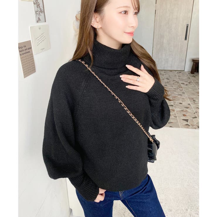 ハイネックモチモチニットプルオーバー | moment+ | 詳細画像23 